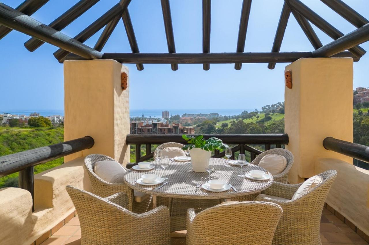 Appartamento 15 First Line Penthouse With Wonderful Seaview Near Duquesa Golf Manilva Andalucia Esterno foto