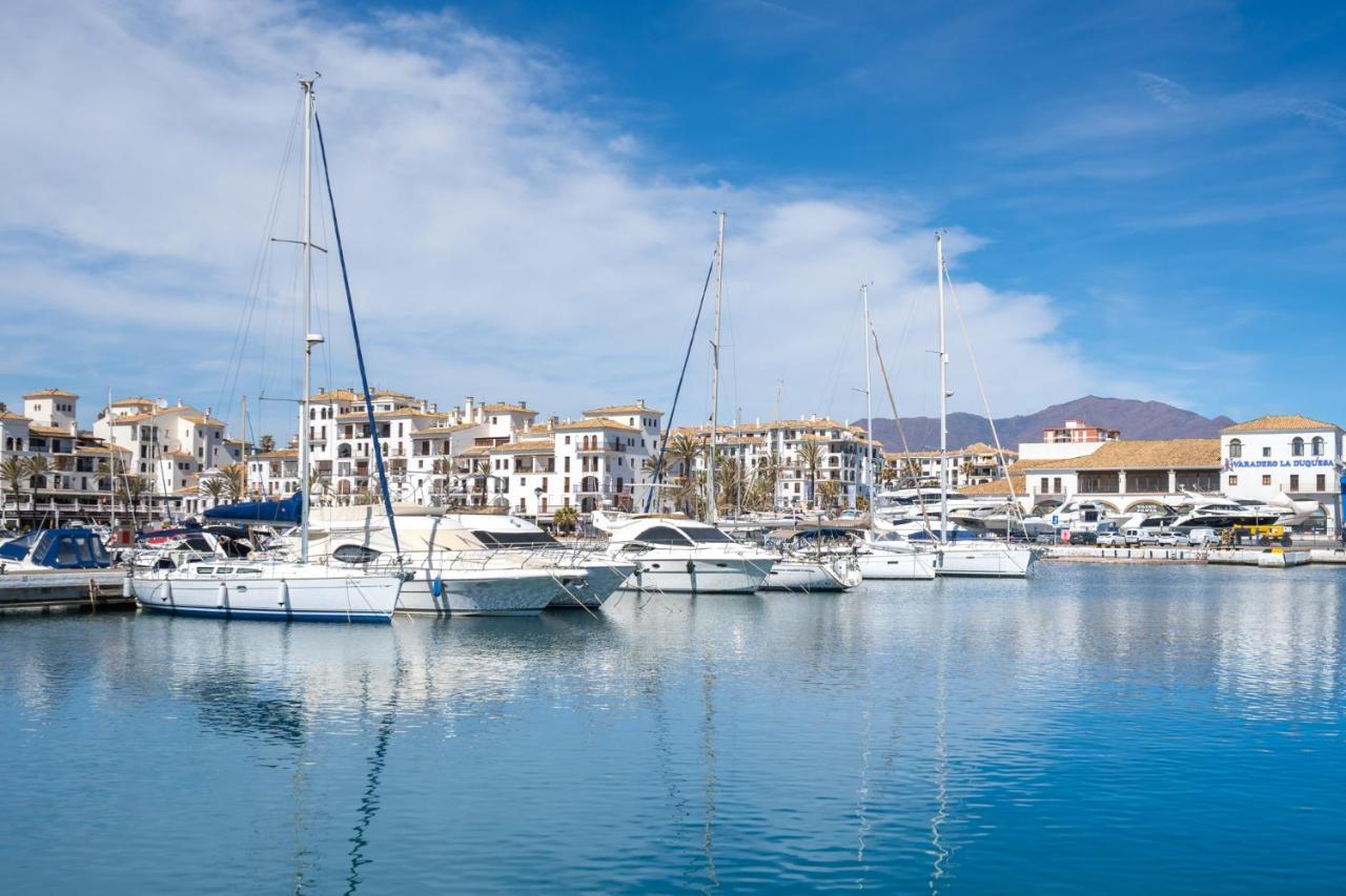Appartamento 15 First Line Penthouse With Wonderful Seaview Near Duquesa Golf Manilva Andalucia Esterno foto